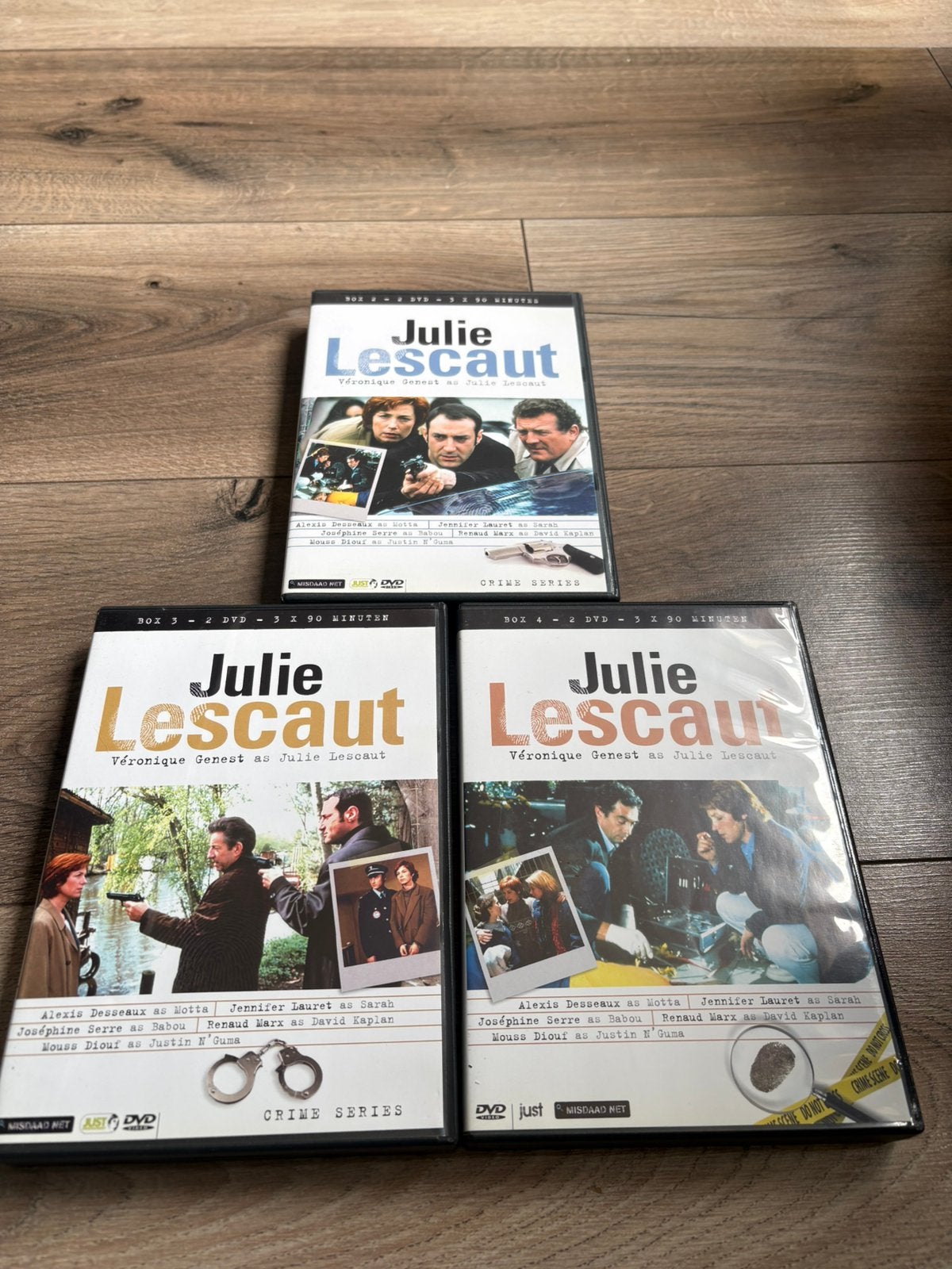 Julie Lescaut box 2,3 en 4, Alle leeftijden, Ophalen of Verzenden, Zo goed als nieuw, Actie en Avontuur