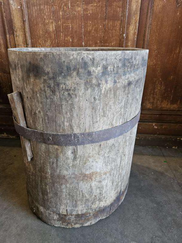 oude houten ton ``WOONWINKEL RUSTIEK``, Ophalen of Verzenden