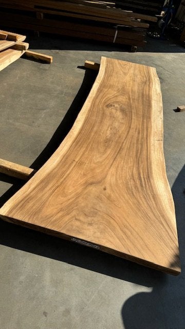 Suar boomstam tafelbladen in diverse lengte en breedte, Huis en Inrichting, Tafels | Eettafels, Nieuw, 50 tot 100 cm, 200 cm of meer