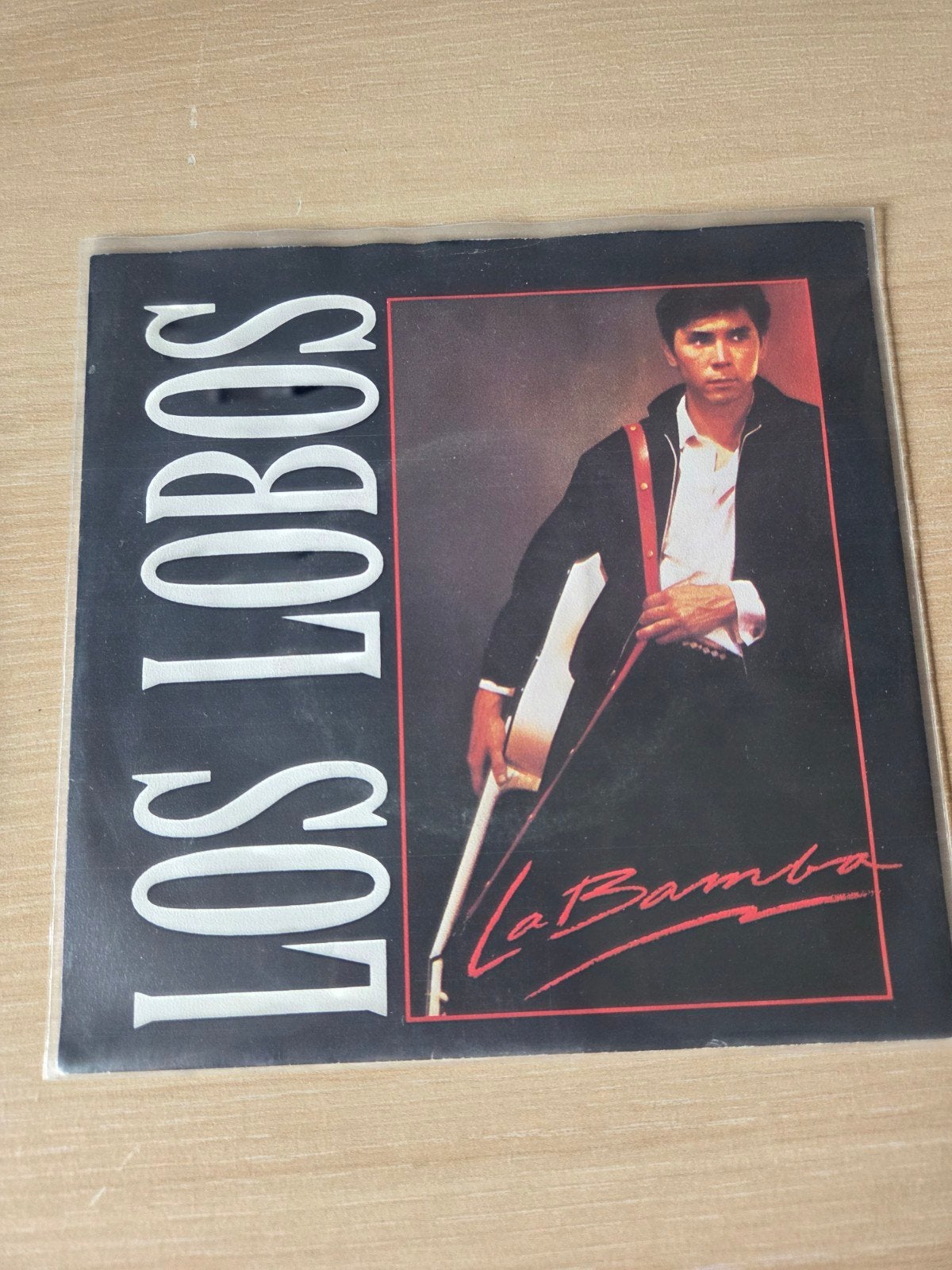Los Lobos - La Bamba 7 inch Vinyl Single, Gebruikt, Fotohoes, 7 inch, Ophalen of Verzenden
