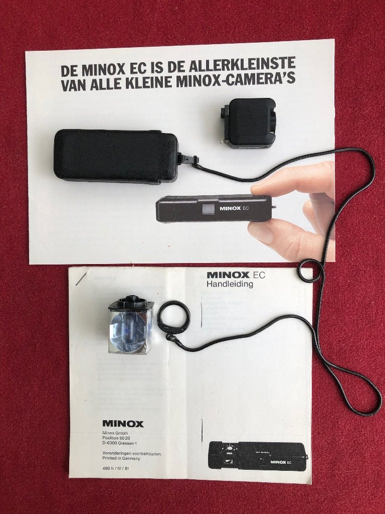 Minox EC minicamera, Ophalen of Verzenden, Gebruikt, Compact, Overige Merken