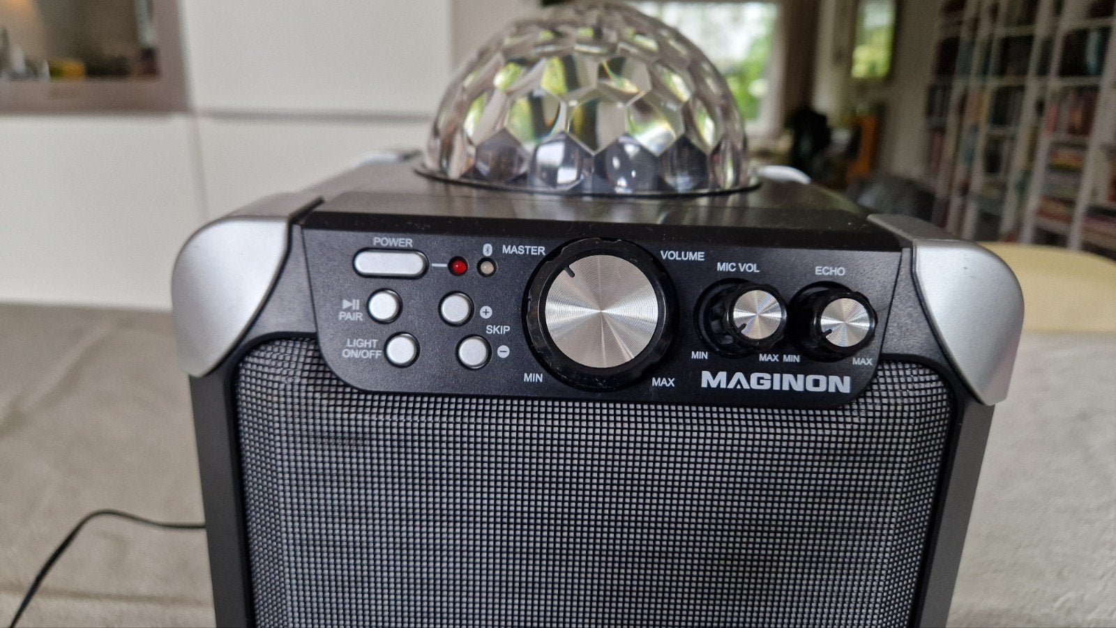 Magninon Bluetooth Radio, Disco Verlichting & Karaoke Set, Ophalen of Verzenden, Zo goed als nieuw, Complete set