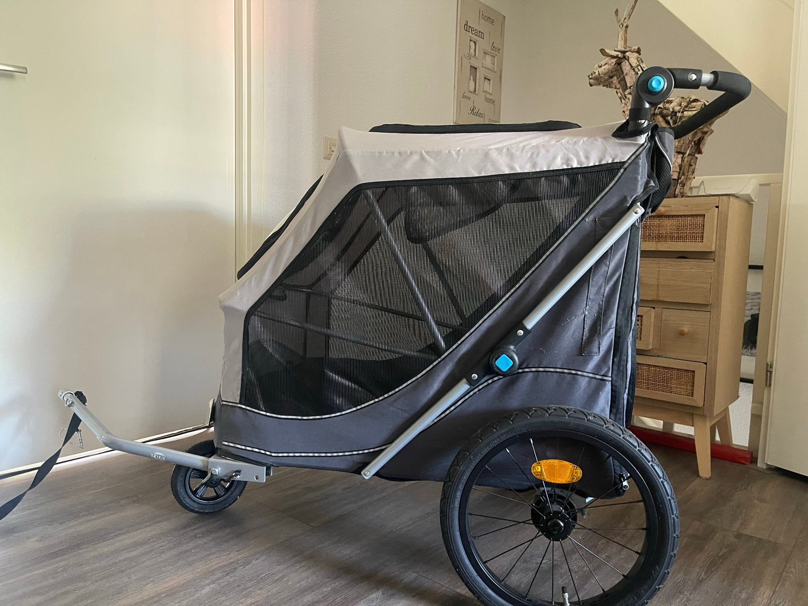 Trixie Hondenfietskar Maat L, Fietsen en Brommers, Fietsaccessoires | Aanhangers en Karren, Ophalen, Opvouwbaar, 20 tot 40 kg