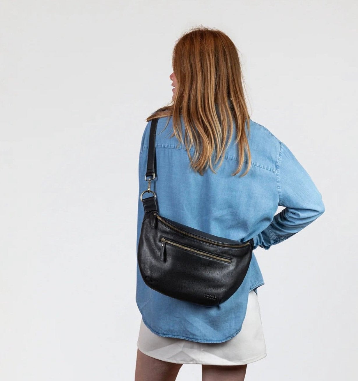 O My Bag Amsterdam Drew Bum Bag Maxi / Zwart / ZGAN!, Ophalen of Verzenden, Zo goed als nieuw