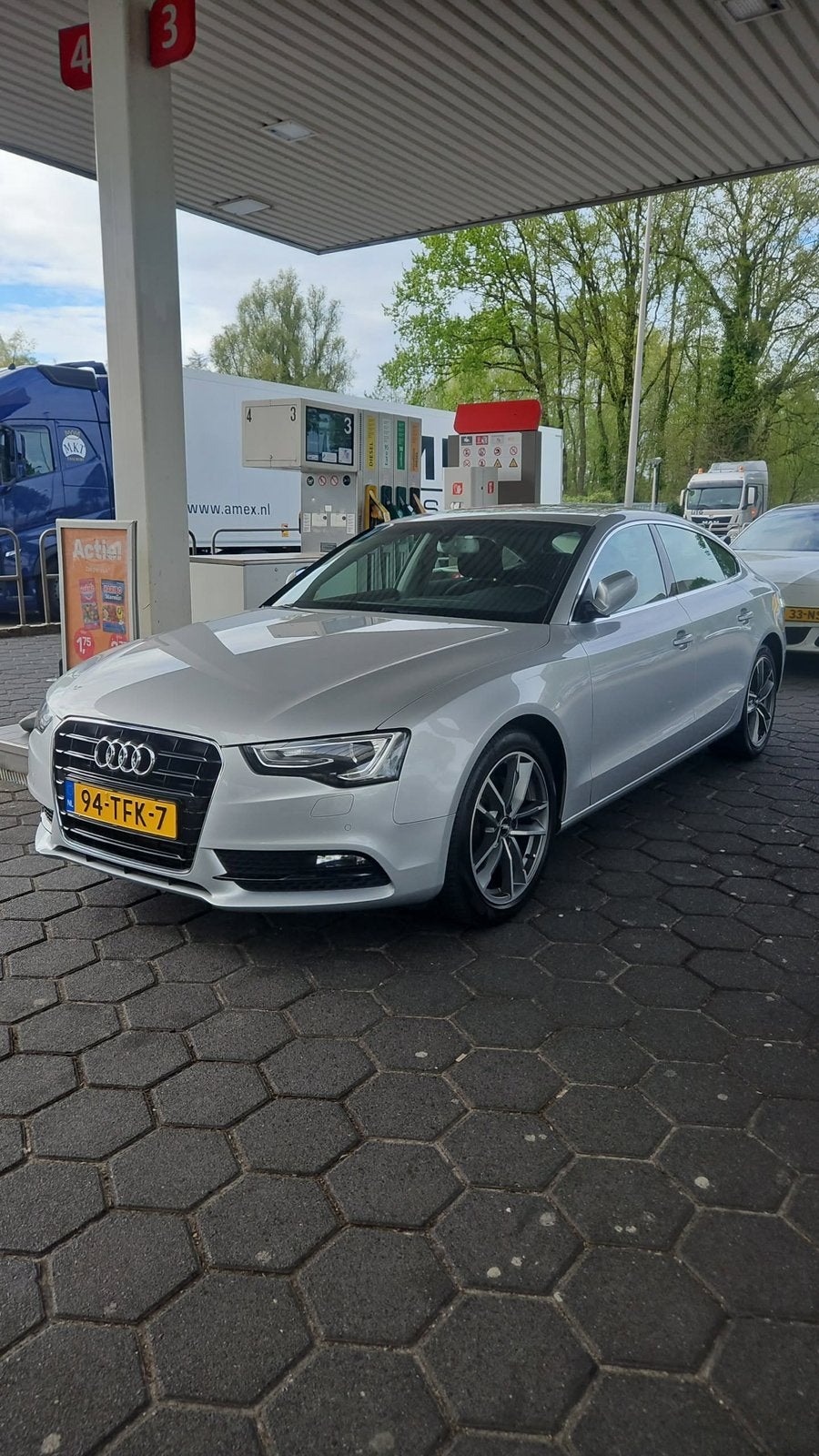 Audi A5 1.8 Tfsi 125KW Sportback 2012 Grijs, Auto's, Audi, Voorwielaandrijving, Stof, Zwart, 4 cilinders