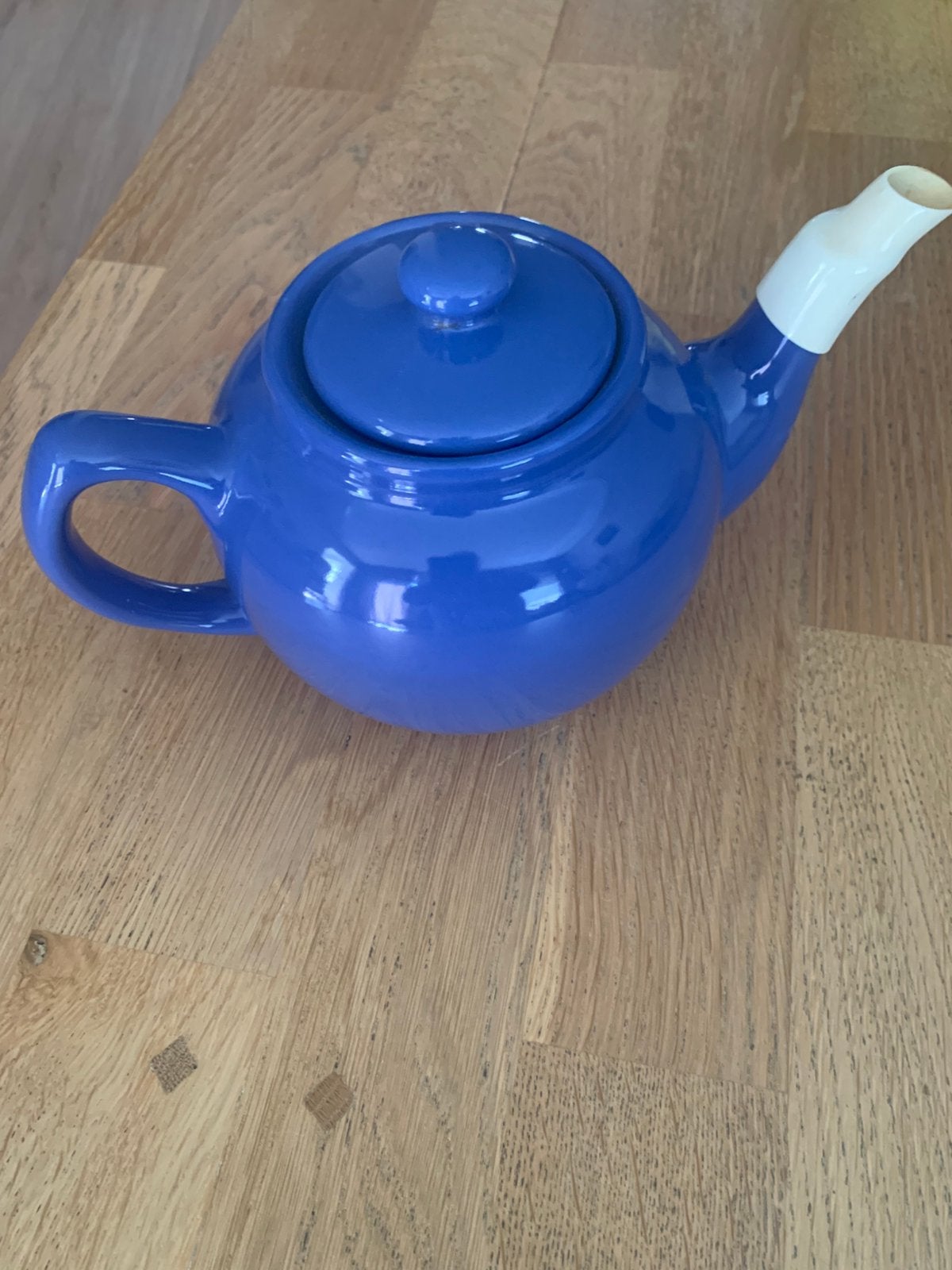 Theepot, blauw., Ophalen of Verzenden, Zo goed als nieuw, Overige stijlen, Overige typen
