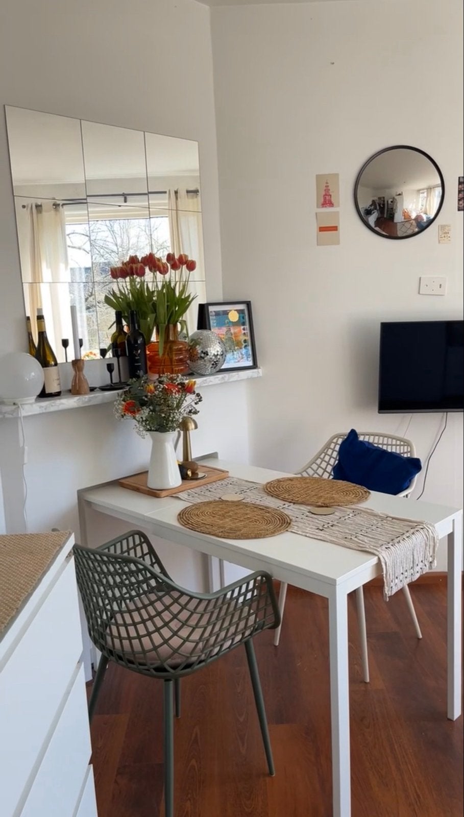 IKEA VANGSTA Uitschuifbare eettafel - 80x70/120x70 cm, Huis en Inrichting, Ophalen, 100 tot 150 cm, 50 tot 100 cm, Zo goed als nieuw