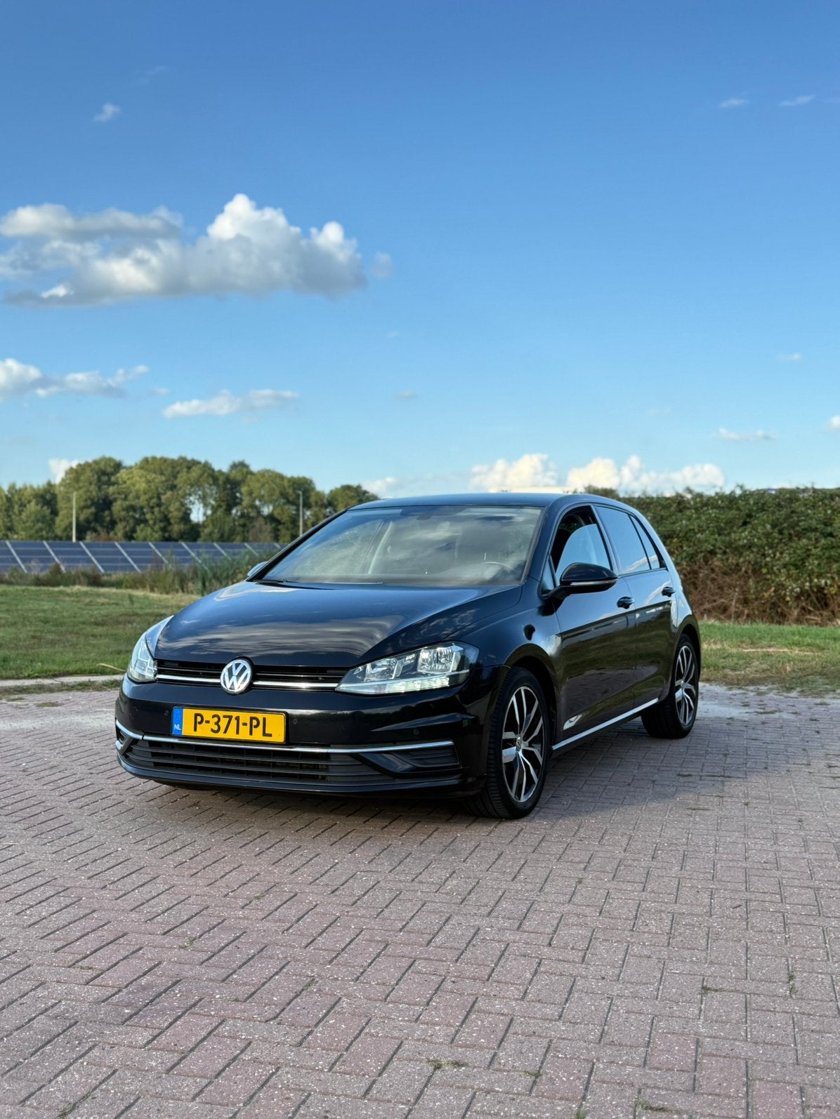 Volkswagen Golf 1.6 TDI 115pk 7-DSG 5D 2017 Zwart LEER!, Zwart, 4 cilinders, Leder, Diesel