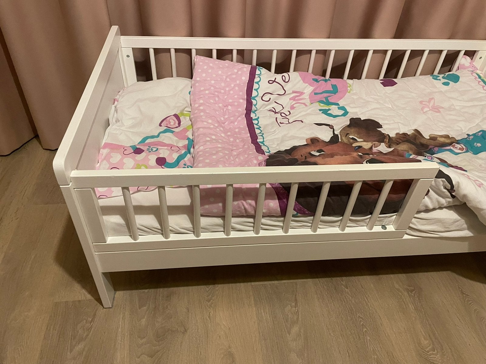 Petit Amelie peuterbed, Ophalen, Gebruikt, 70 tot 85 cm, 140 tot 160 cm