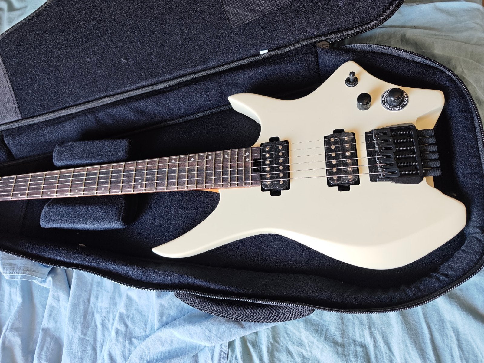 - Hils Next HN3 Ivory Headless Gitaar / Nieuw, Ophalen, Nieuw, Solid body, Overige merken