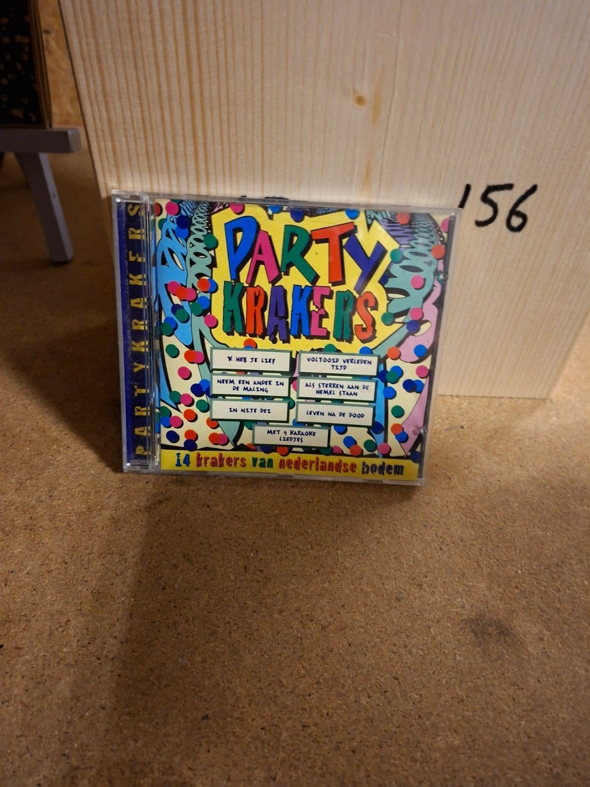 Party Krakers CD - 14 Nederlandse hits met karaoke, Cd's en Dvd's, Gebruikt, Met bonustracks, Ophalen of Verzenden, Feestmuziek