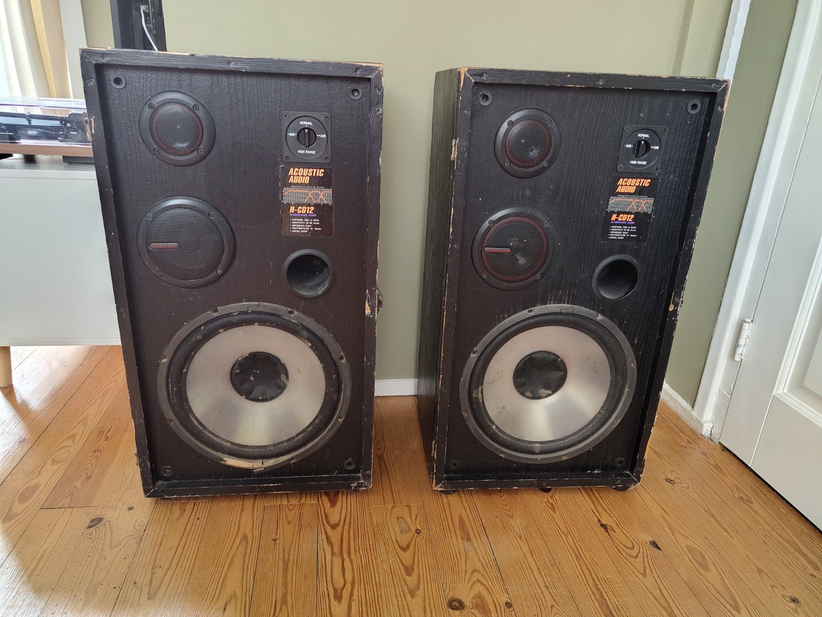Acoustic audio H-CD12 speakers, Audio, Tv en Foto, Luidsprekers, Overige merken, Gebruikt, Ophalen of Verzenden, 60 tot 120 watt