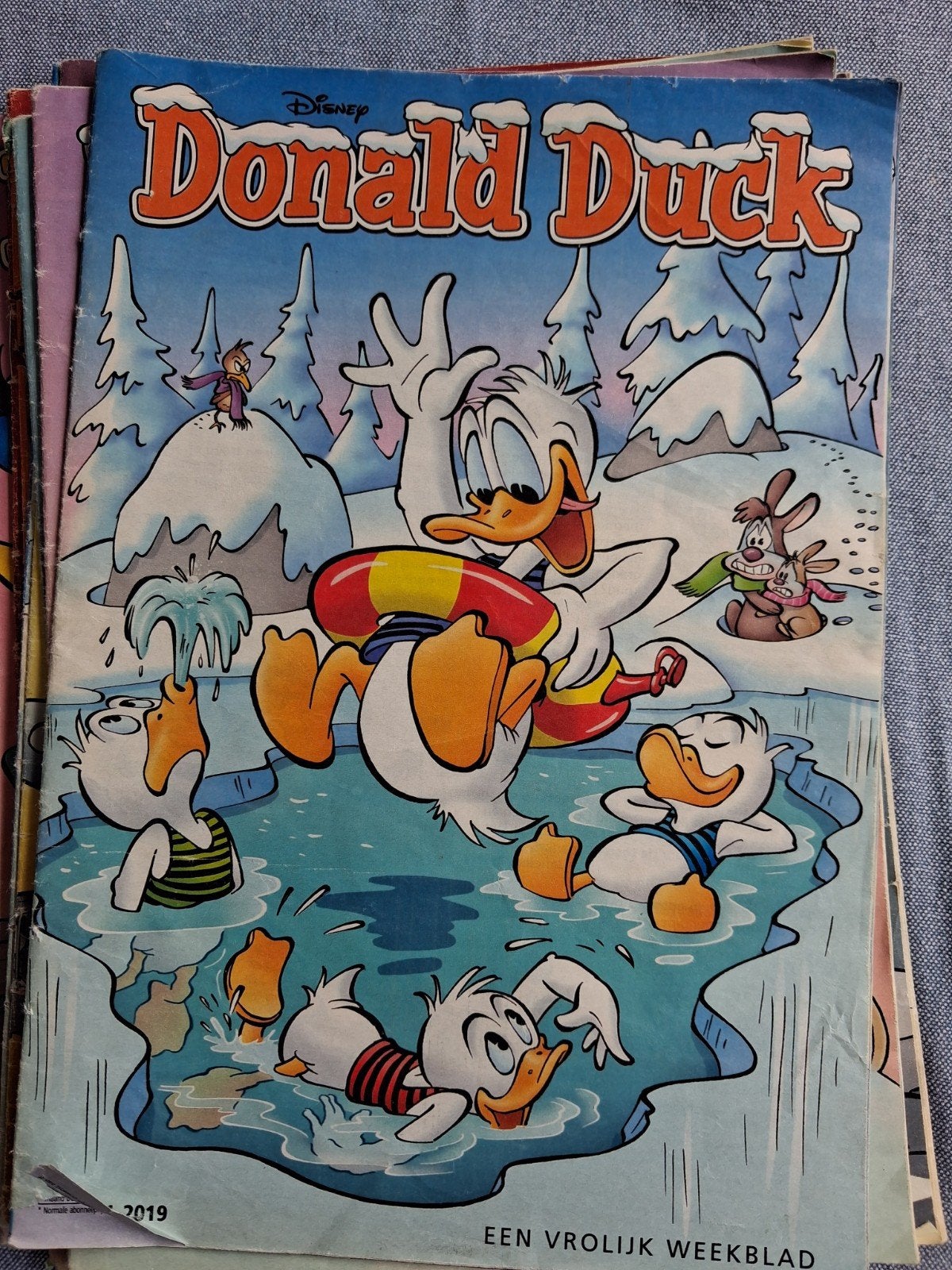 Donald Duck - Jaargang 2019 - compleet - incl opbergbak, Boeken, Gelezen, Complete serie of reeks, Europa, Ophalen of Verzenden