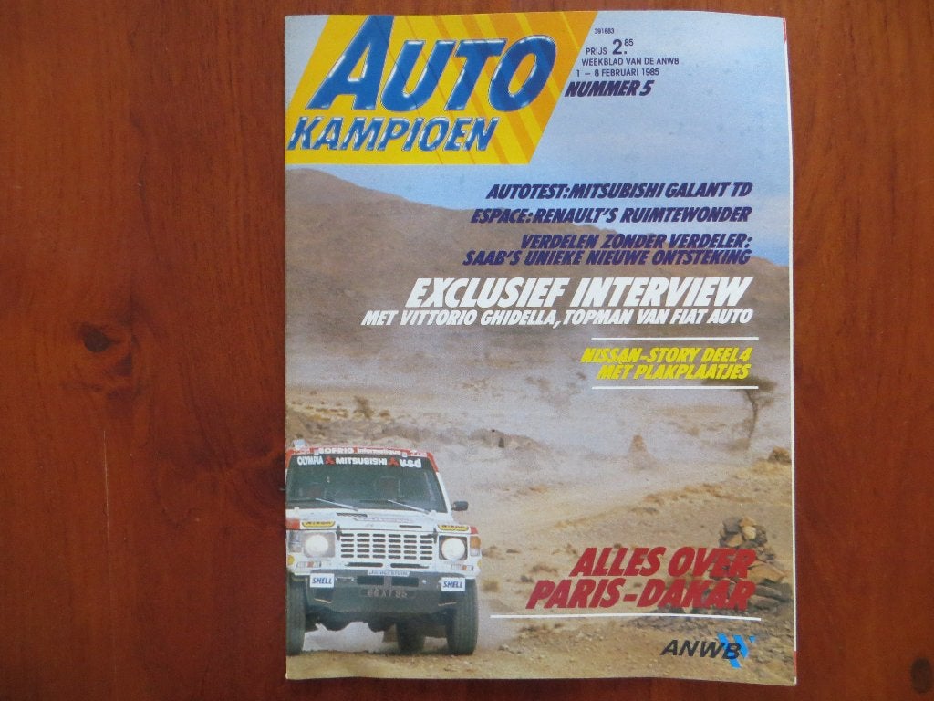 Autokampioen 5 1985 Mitsubishi Galant TD, Renault Espace, Boeken, Ophalen of Verzenden, Nieuw, Renault