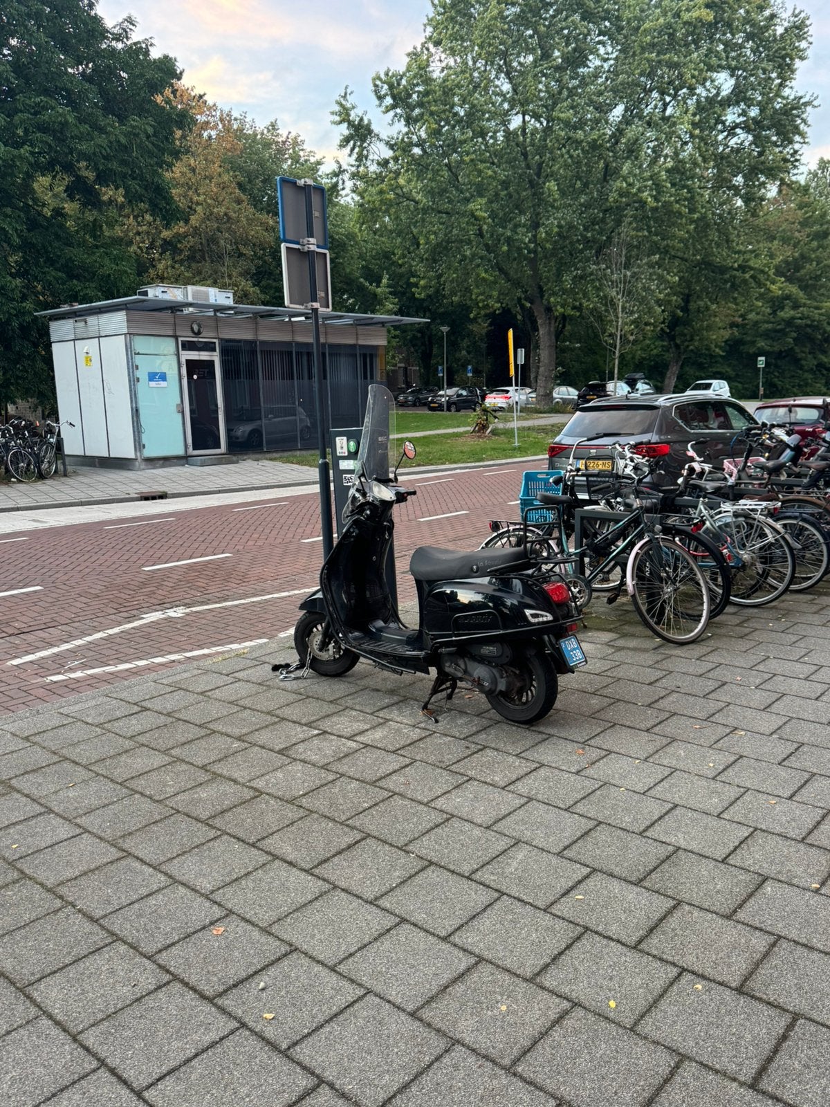 La Souris scooter, Ophalen, Zo goed als nieuw