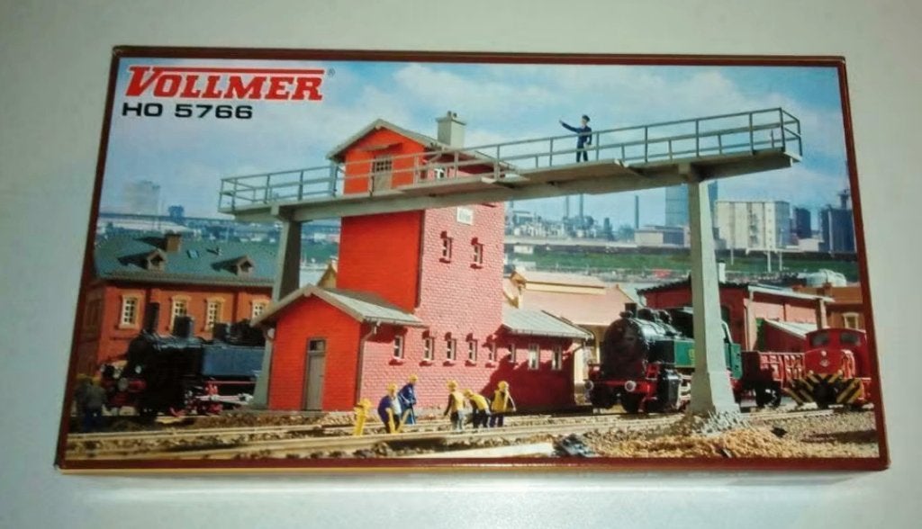 Vollmer H0 45766 - Bouwpakket Brugseinhuis "Om" in ovp, Overige merken, Gelijkstroom of Wisselstroom, Brug, Tunnel of Gebouw, Nieuw