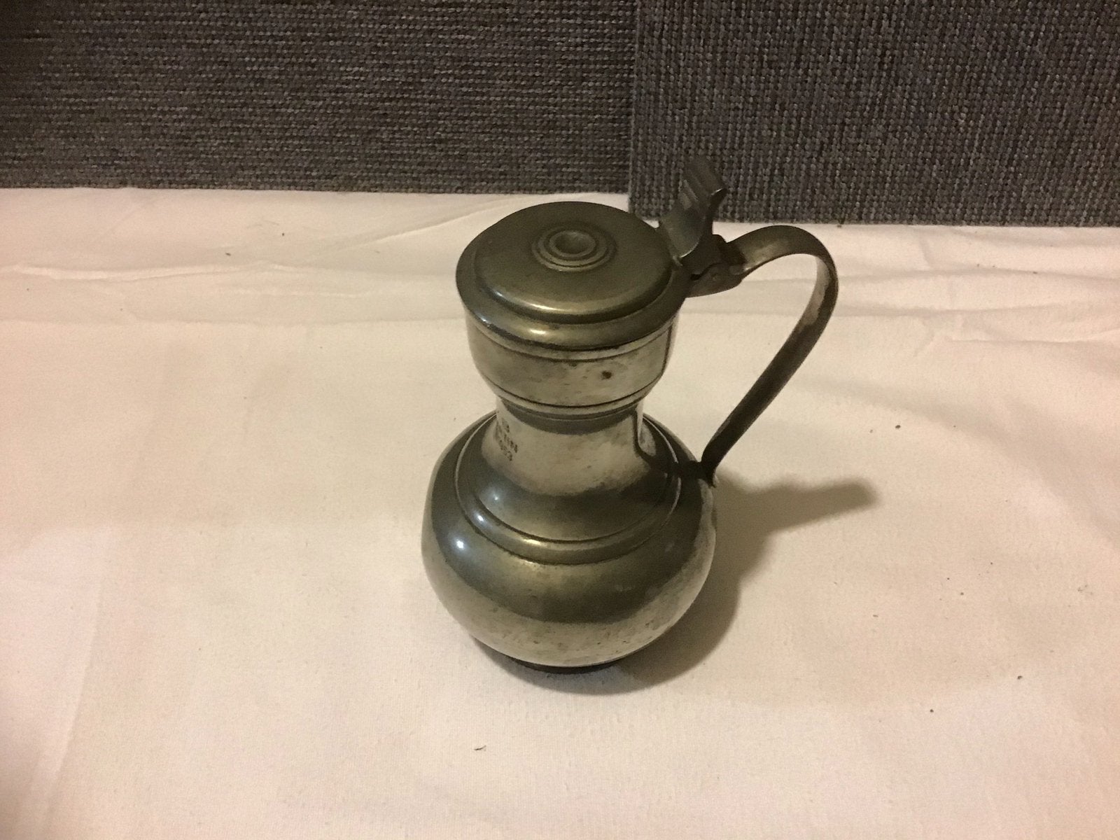 Antiek tinnen kannetje Hans Klein Den Haag, Ophalen of Verzenden