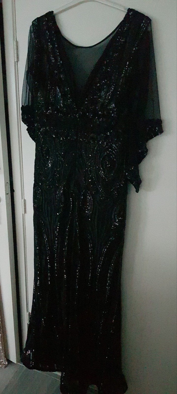 damesgalajurk zwart mt 44/46 zwart zgan, Kleding | Dames, Galajurk, Zwart, Maat 46/48 (XL) of groter, Ophalen of Verzenden