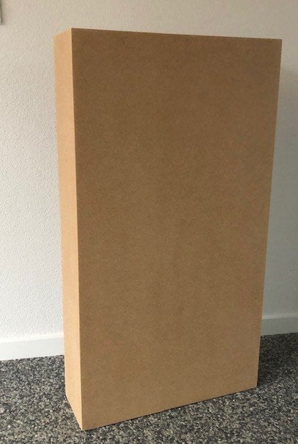 Strakke Naadloze Blanke Sokkel Pilaar Kolom op maat 90x50x15, Ophalen of Verzenden, Nieuw