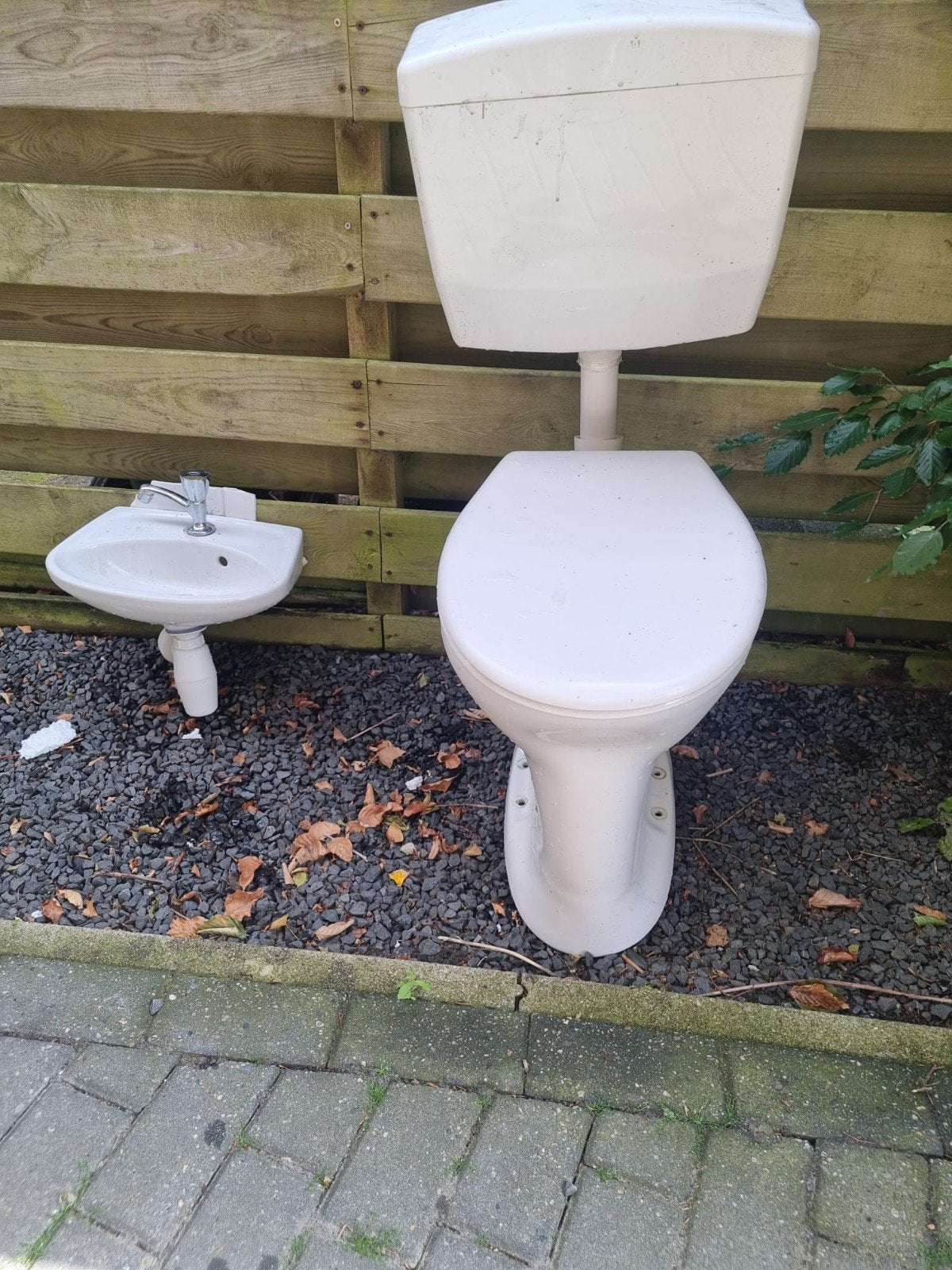 Wc met fonteintje, Doe-het-zelf en Verbouw, Sanitair, Ophalen, Toilet