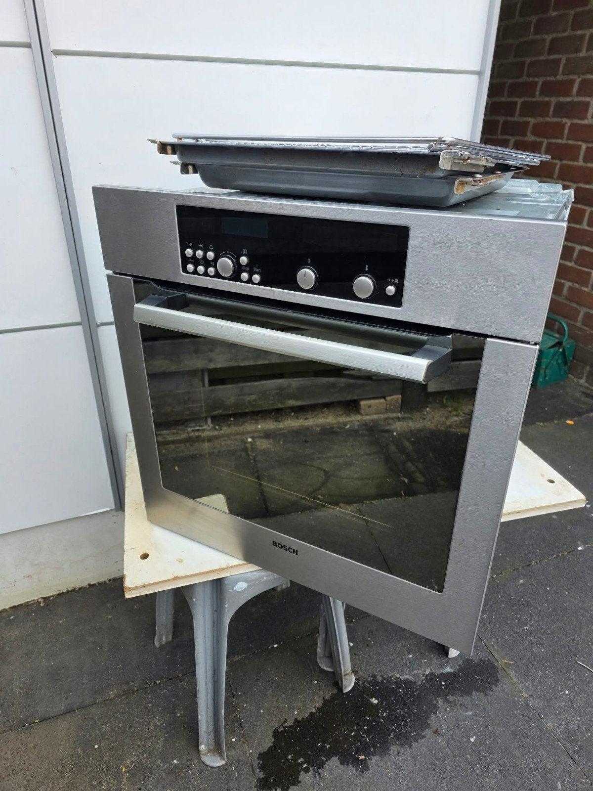 Bosch Inbouw Oven met Magnetron - 60x60 cm - Perfecte Staat, Witgoed en Apparatuur, Ovens, Ophalen, 60 cm of meer, Bosch, Inbouw