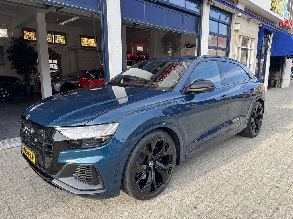 Audi SQ8 4.0 TDI Quattro 22"/B&O/ACC/ECC/BTW AUTO (bj 2020), Auto's, Audi, Gebruikt, 8 cilinders, Blauw, Leder