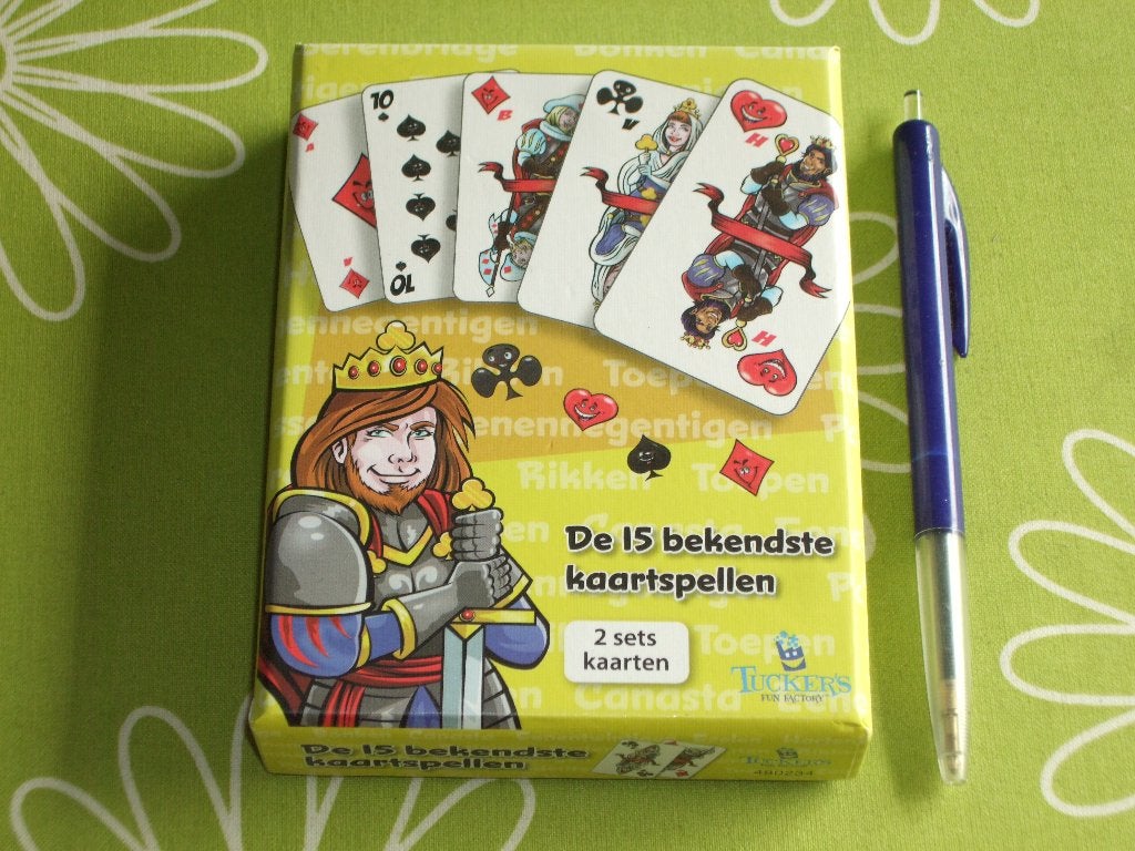 De 15 bekendste kaartspellen - Nieuw in verzegeld doosje, Een of twee spelers, Ophalen of Verzenden, Nieuw