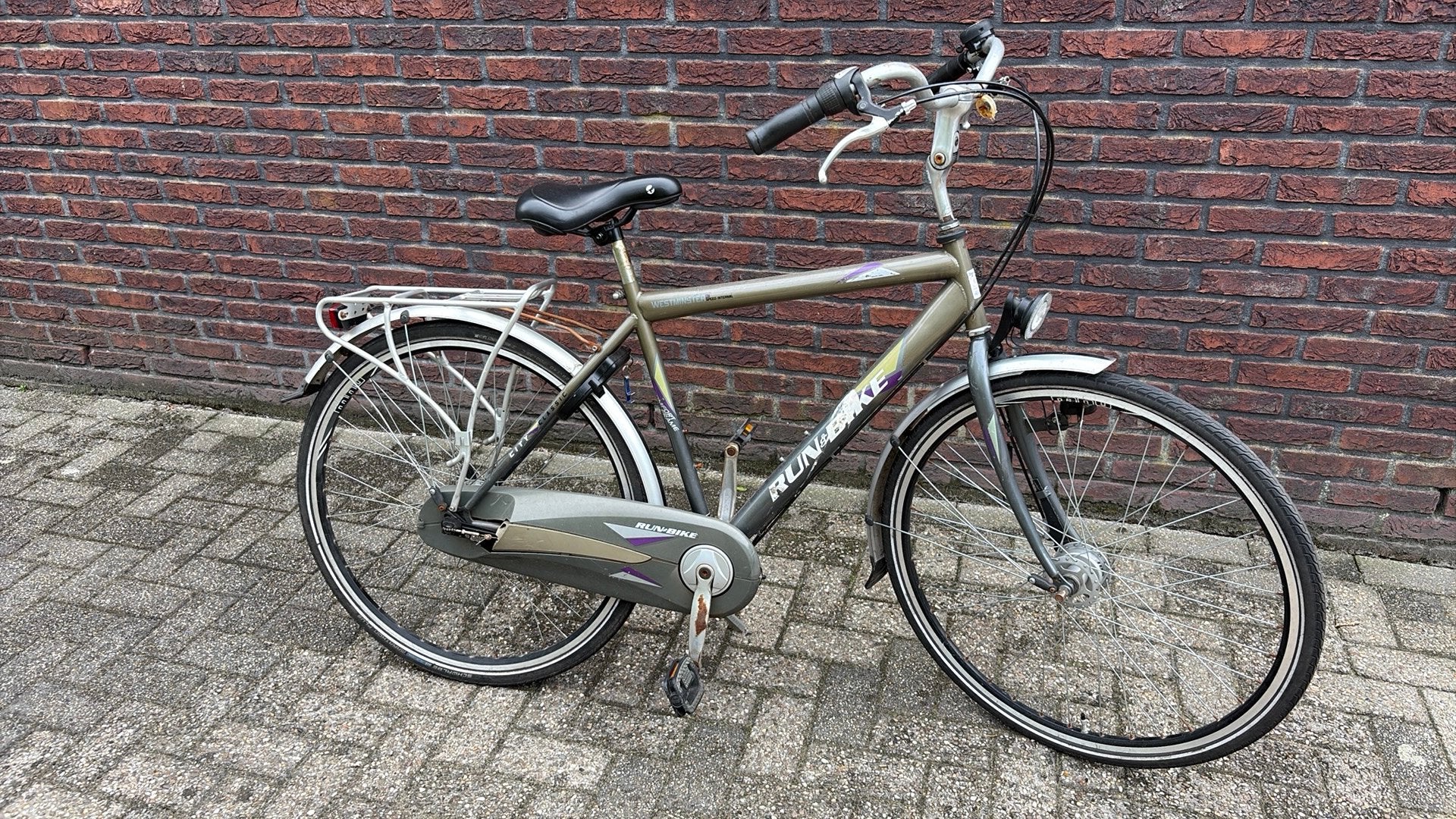 Herenfiets, Gebruikt, Ophalen, Overige merken, Trommelrem