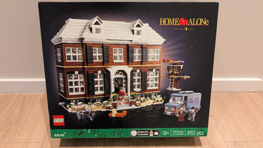 Lego 21330 Home Alone incl. Light my Bricks, Lego, Ophalen of Verzenden, Compleet, Complete set