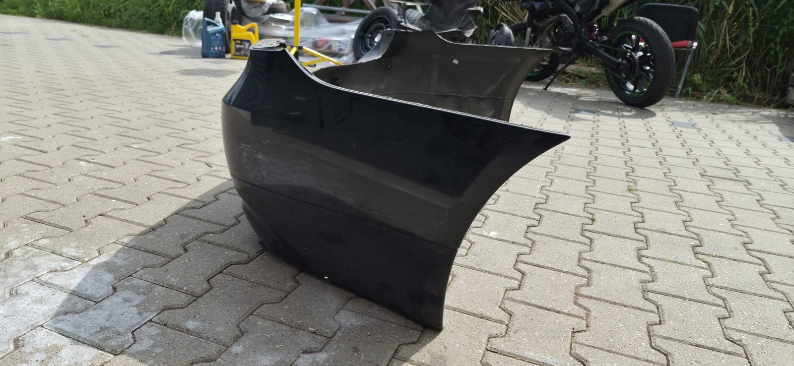 Achterbumper e90, Ophalen