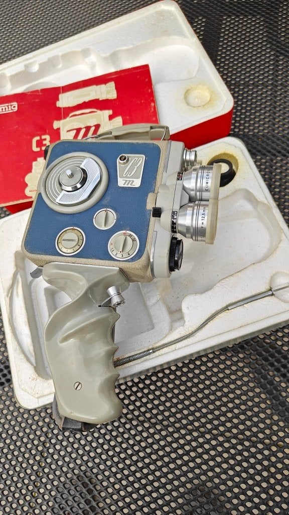 Uniek - Eumig C3 M filmcamera set compleet, Ophalen of Verzenden, 1960 tot 1980, Filmcamera