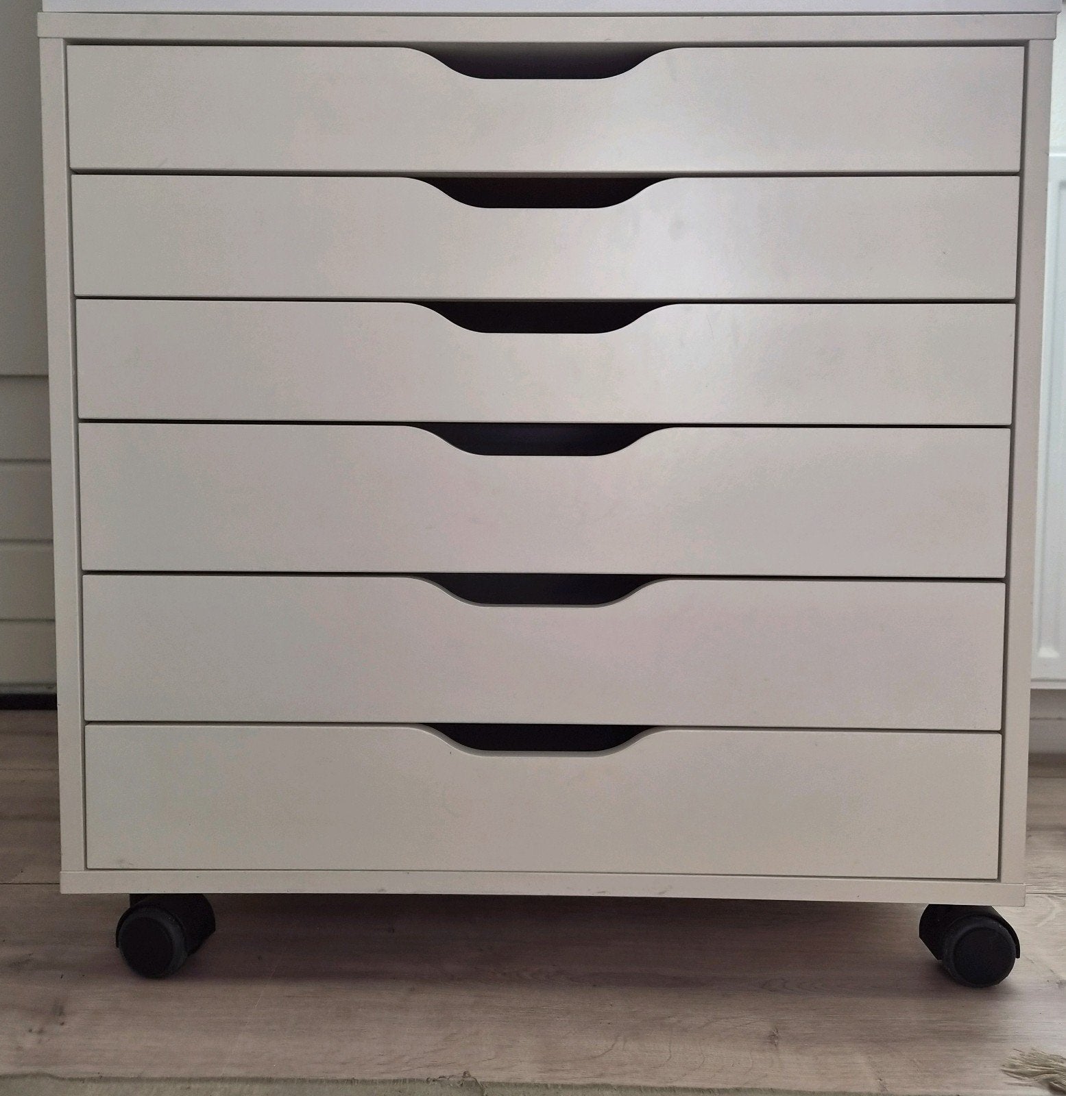 Ikea Alex ladeblok wit - 6 lades, Huis en Inrichting, 5 laden of meer, Ophalen, Minder dan 50 cm, Minder dan 100 cm