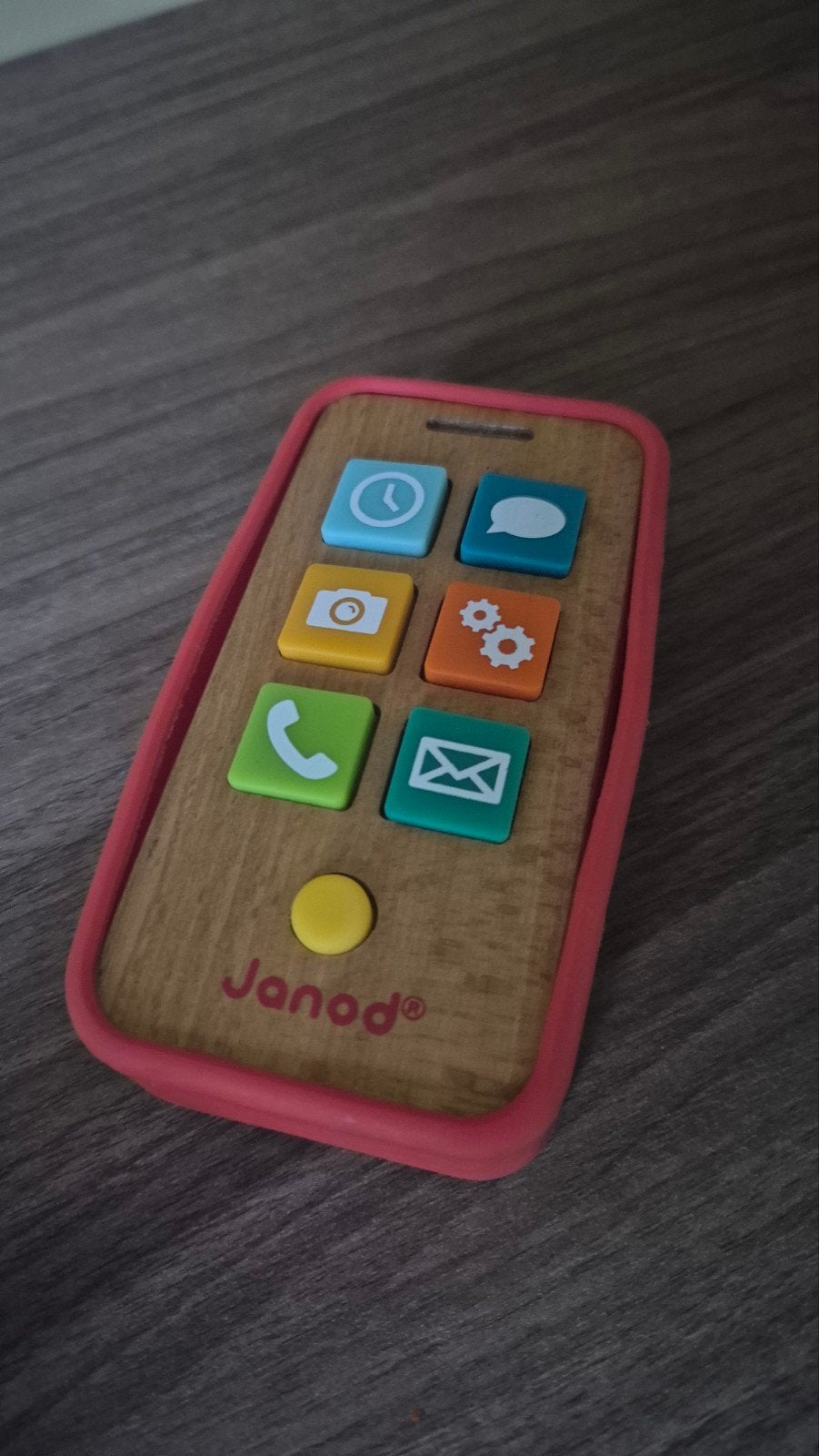 Janod Houten Speelgoedtelefoon, Ophalen, Zo goed als nieuw, Overige typen