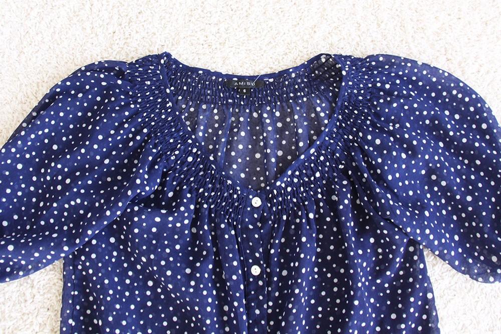 Prachtig Amisu Blousje (S) - 12 € 20,-, Blauw, Ophalen of Verzenden, Zo goed als nieuw, Maat 36 (S)