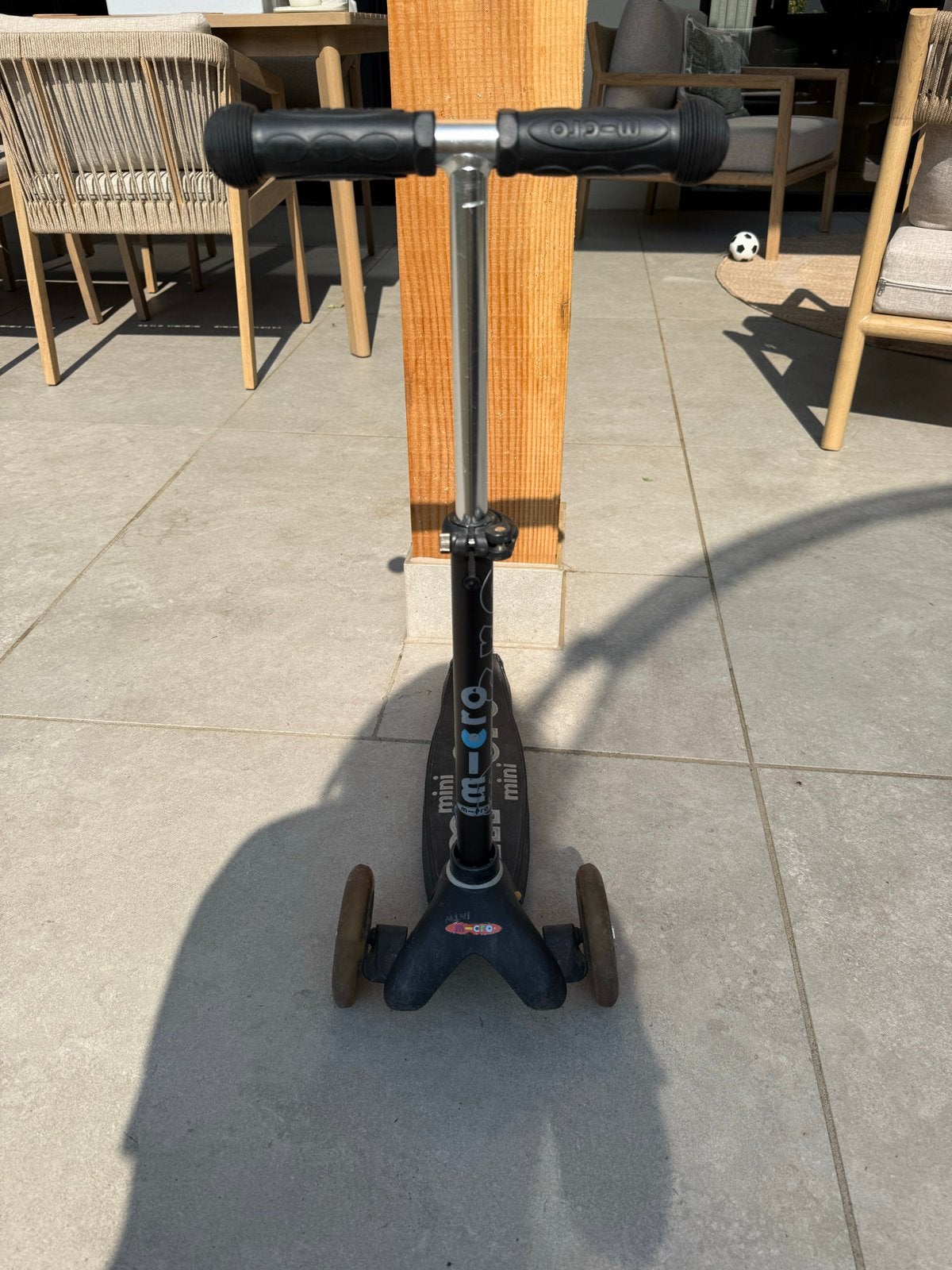 Mini Micro Step Zwart- Kinderscooter, Fietsen en Brommers, Steps, Ophalen of Verzenden, Gebruikt, Gewone step
