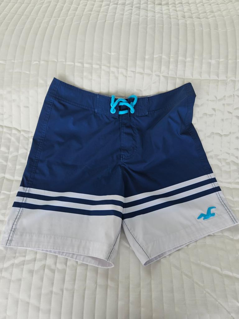 Hollister zwembroek, Kleding | Heren, Badmode en Zwemkleding, Verzenden, Maat 48/50 (M), Blauw