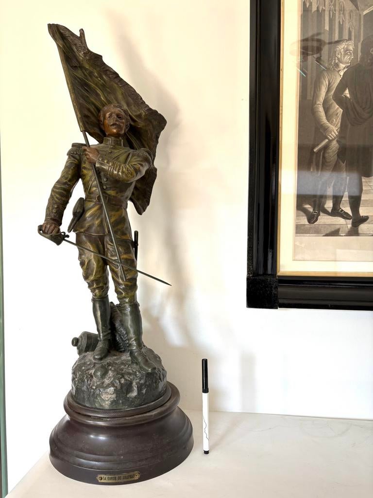 Uniek beeld Franse soldaat met sabel | Eerste Wereldoorlog, Verzamelen, Militaria | Algemeen, Ophalen, Landmacht, Overige gebieden