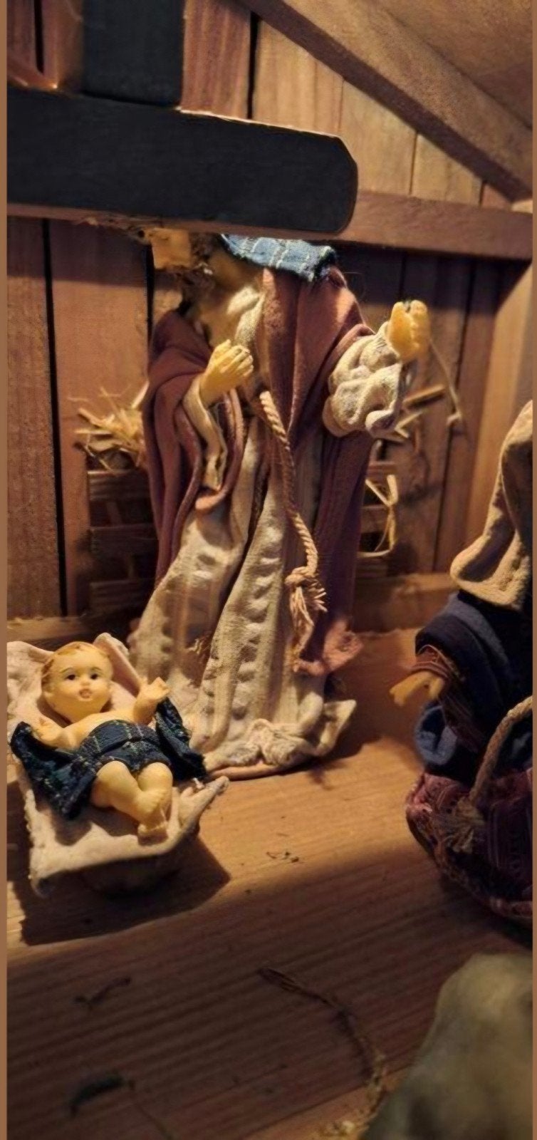 Kerststal izgs, Eén persoon