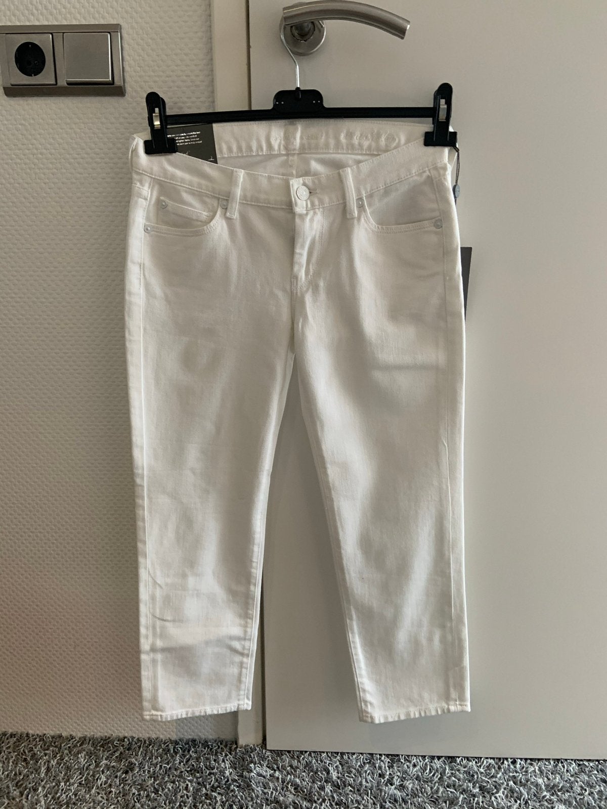 7 for all mankind jeans maat 28 kniebroek, Ophalen of Verzenden, Zo goed als nieuw, Wit, W28 - W29 (confectie 36)