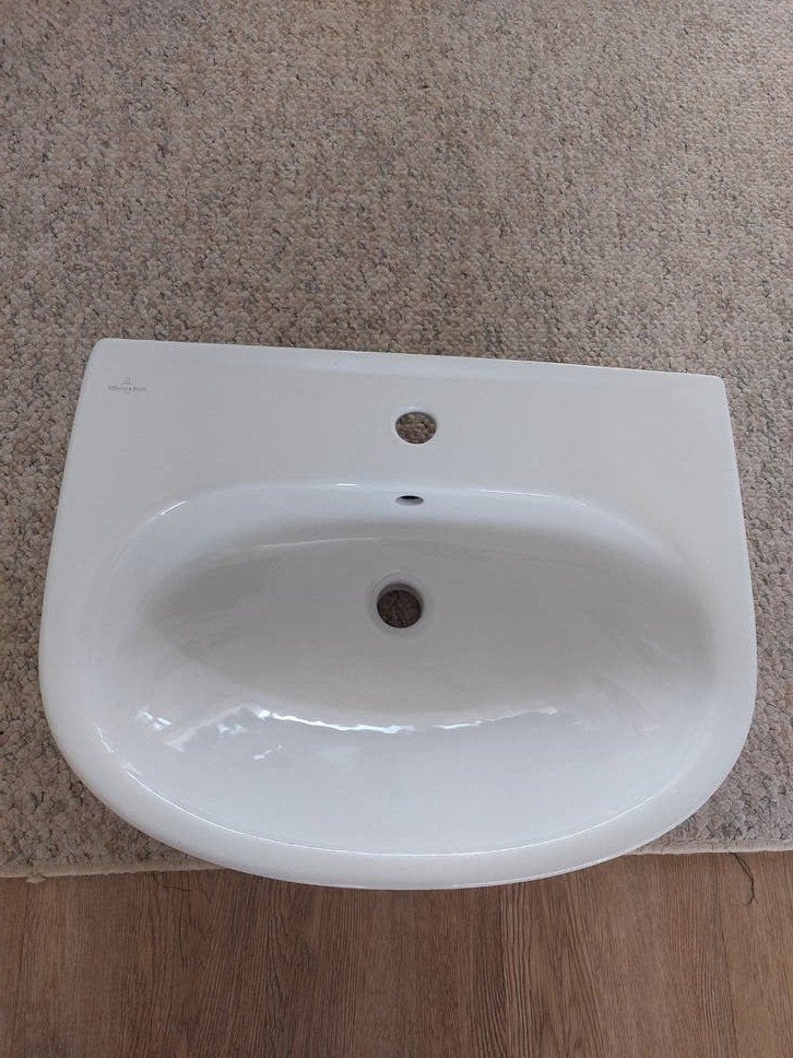 Nieuwe Villeroy en Boch wastafel O. novo. 60x46x18cm, Ophalen of Verzenden, Nieuw, Wastafel