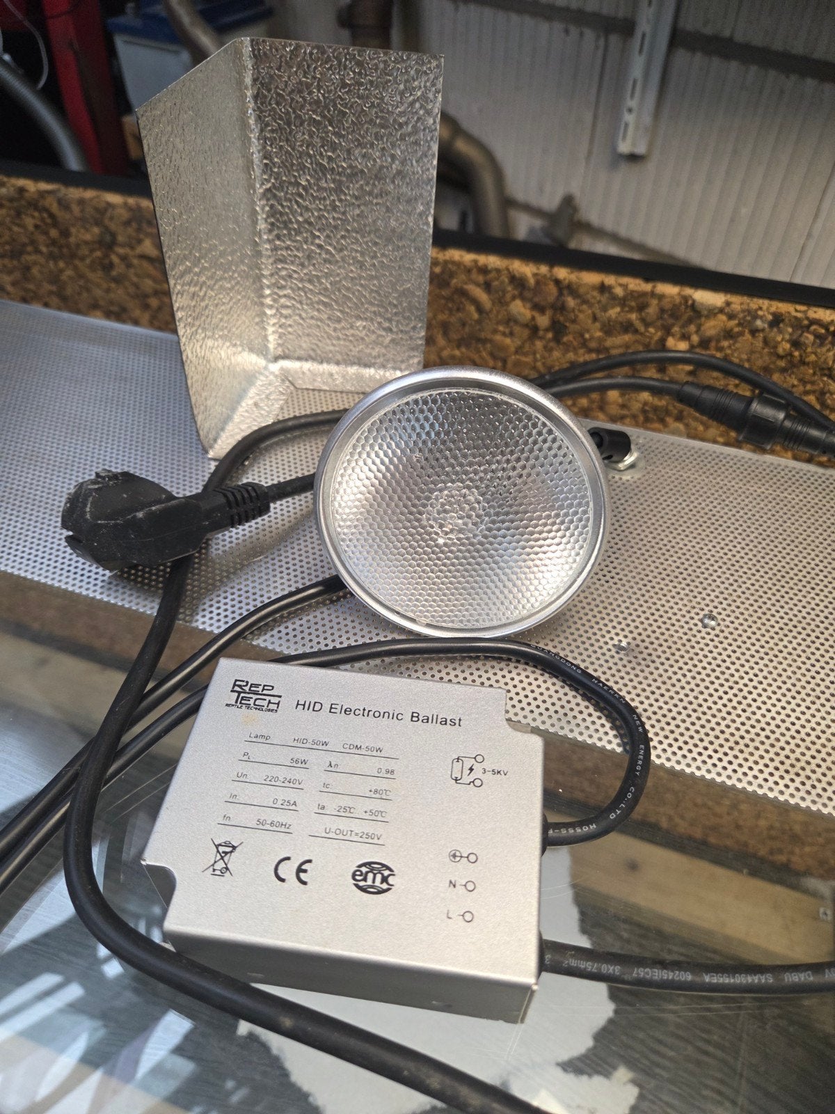 HID Electronic Ballast + Lamp 50W UV 5200k, Dieren en Toebehoren, Ophalen of Verzenden, Verlichting