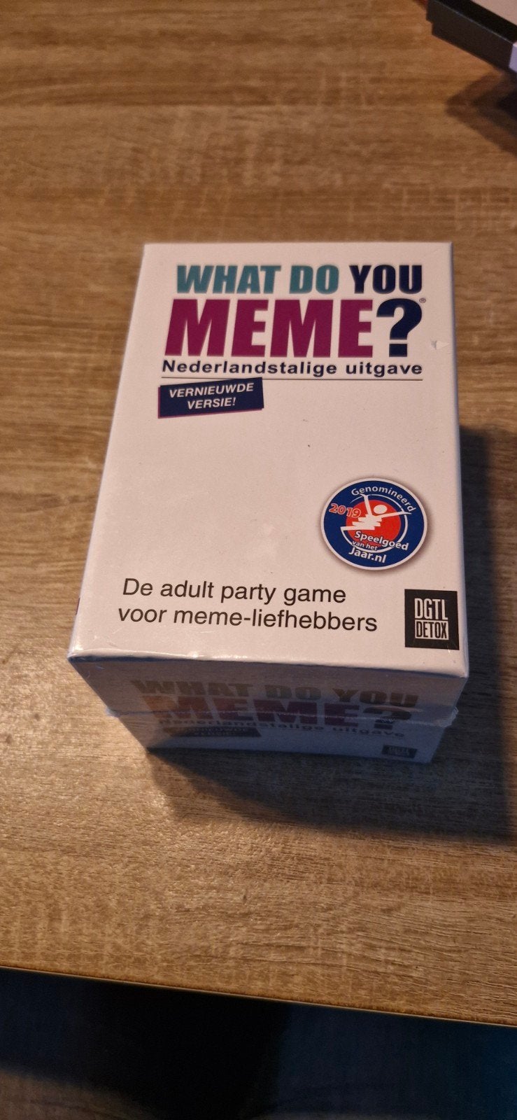 What Do You Meme? - Nederlandstalige Uitgave, Drie of vier spelers, Ophalen of Verzenden, Nieuw, DGTL Detox