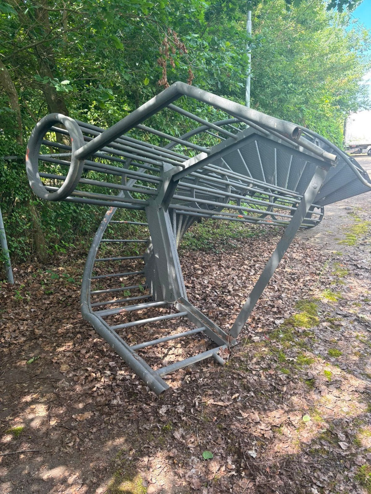 Wenteltrap /stalentrap., Ophalen, Zo goed als nieuw, Trap, 4 meter of meer