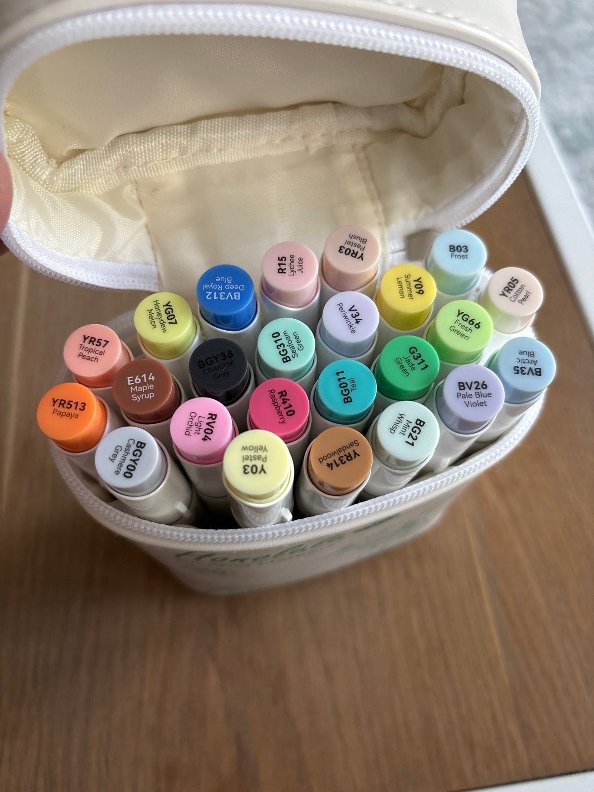 Ohuhu Honolulu Plus Alcohol Markers - 24 kleuren, Ophalen of Verzenden, Zo goed als nieuw, Potlood of Stift
