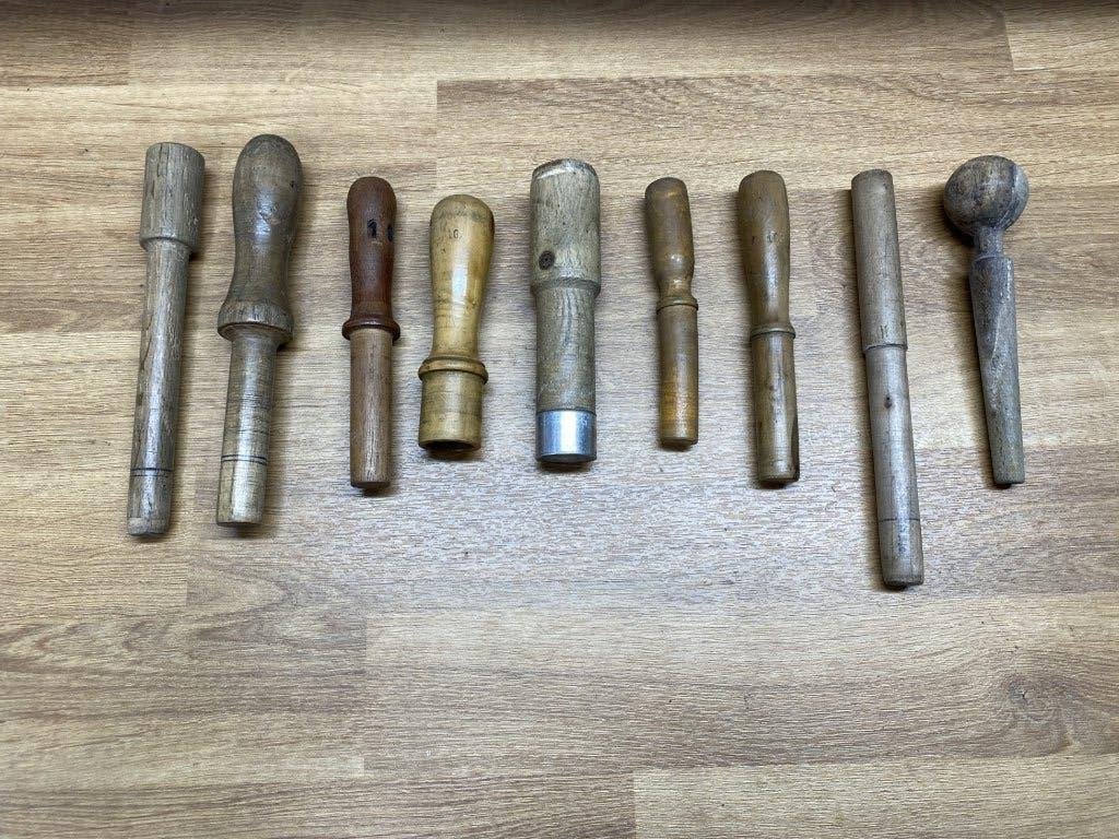 antieke zwartkruit hulzen stampers div Cal, Verzamelen, Ophalen of Verzenden, Overige soorten, Overige gebieden, Hulzen of Bodemvondsten
