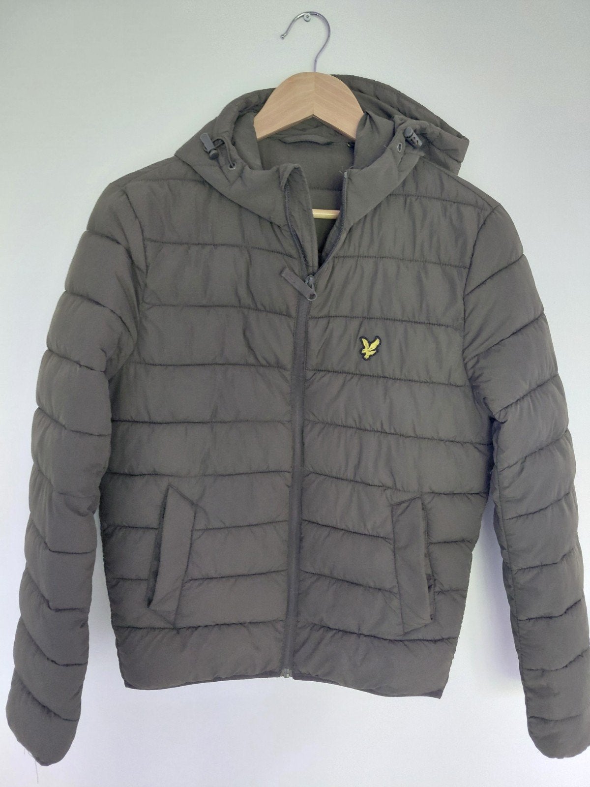 Lyle & Scott Gewatteerde Jas donkergroen - Maat XS, Lyle & Scott, Ophalen of Verzenden, Zo goed als nieuw, Jongen