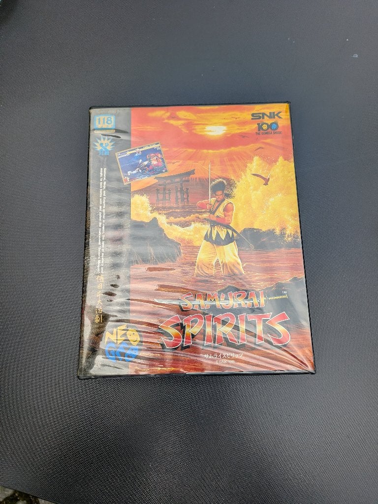 Samurai spirts neo geo aes game compleet, Spelcomputers en Games, Ophalen of Verzenden, Overige merken, Zo goed als nieuw