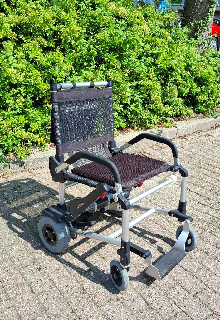 Zinger elektrische inklapbare rolstoel, Diversen, Rolstoelen, Zo goed als nieuw, Elektrische rolstoel, Inklapbaar, Ophalen