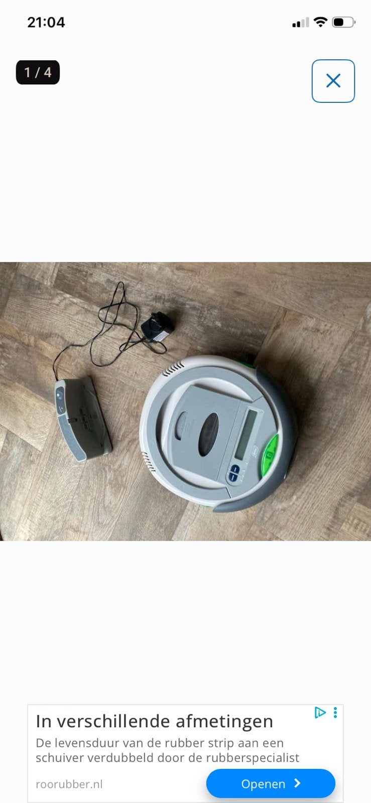 Robot stofzuiger, Ophalen, Zo goed als nieuw, Robotstofzuiger