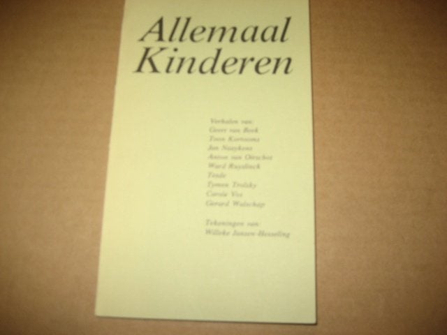 Allemaal kinderen uitgave stichting brabantsedag 1980, Ophalen of Verzenden, 20e eeuw of later, Zo goed als nieuw